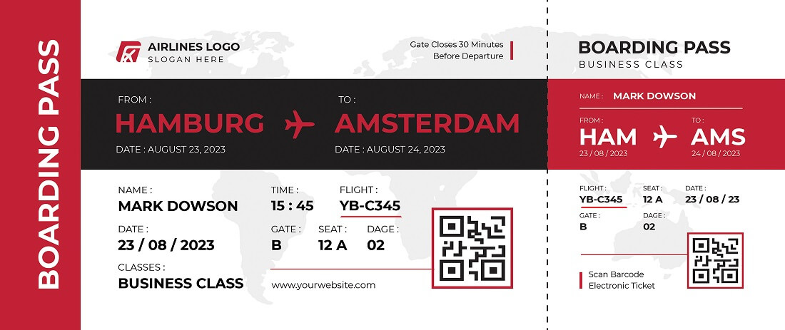 Código de vuelo - Parking del Aeropuerto